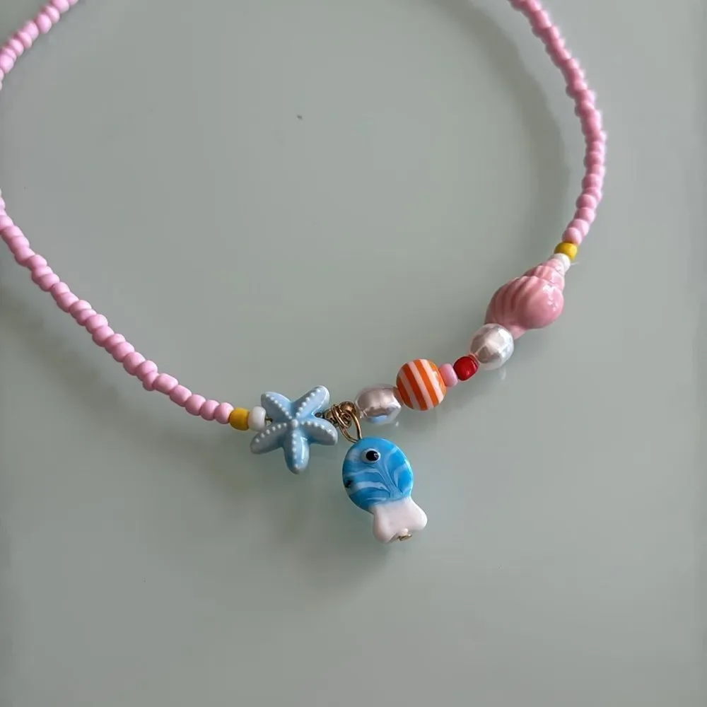 Colorful Beaded Necklace A1435